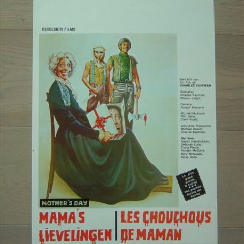 'Les chouchous de maman' (Mother's Day) Belgian affichette